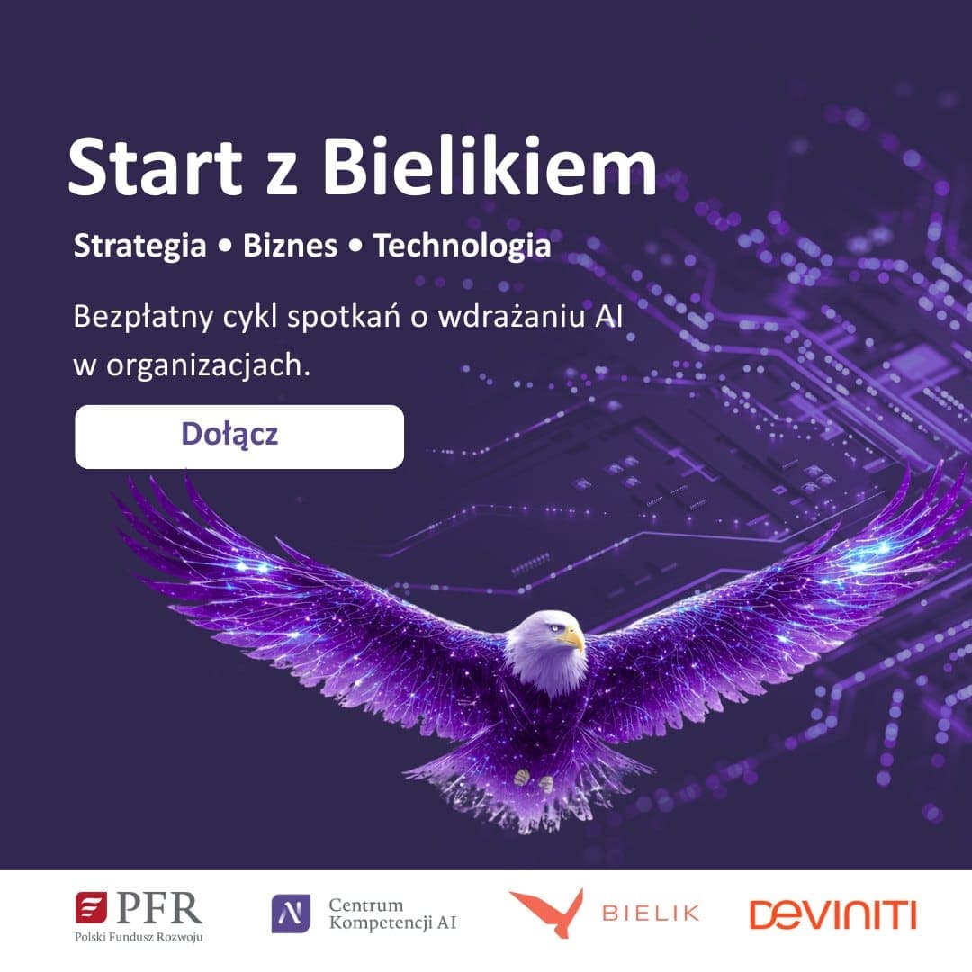 Darmowy cykl webinarów „Start z Bielikiem” — jak wdrożyć AI w firmie