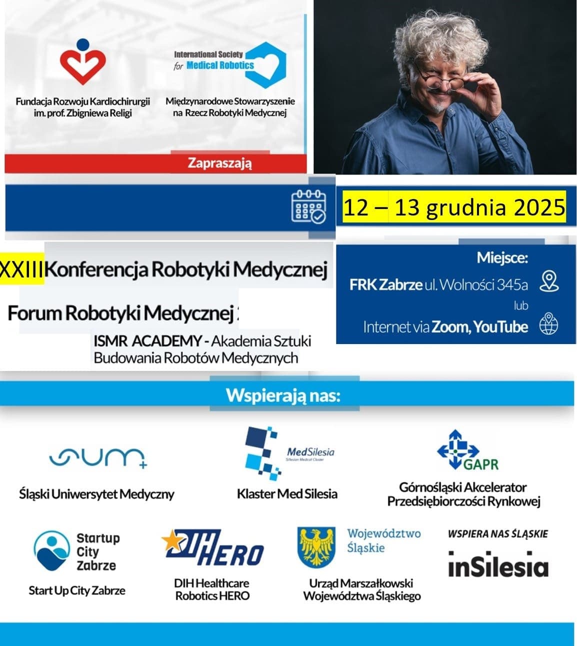 XIII Konferencja Roboty Medyczne — relacja na żywo